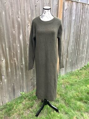 Banana Republic Olive Maxi Knit Dress